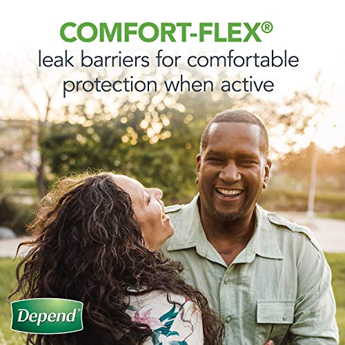 Depend Incontinence Guards/Bladder Control Pads for Men, Maximum Absorbency, ...