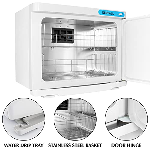 DEPFALL Hot Towel Warmer, 23L Large Towel Warmer Cabinet, EPA Certified Profe...