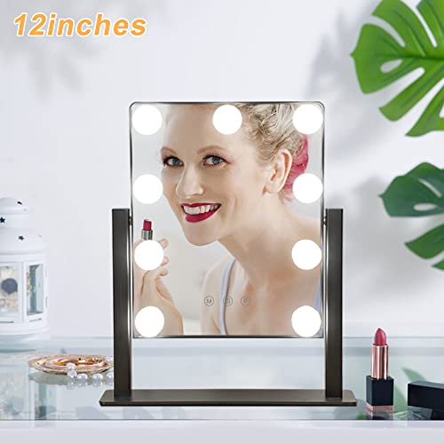 Hollywood Lighted Vanity Makeup Mirror with Lights, Depuley Plug-in Light Up ...