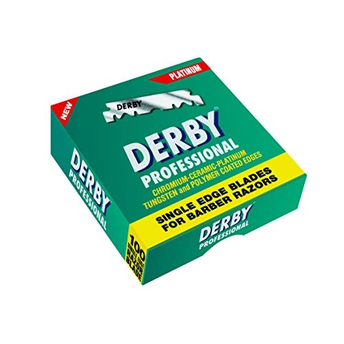 Derby Professional Single Edge Razor Blades, 100 Count
