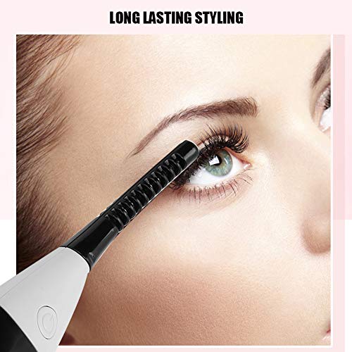 DERCLIVE Eyelash Curler Electric Heated Eyelash Curler With Digital Display 3...