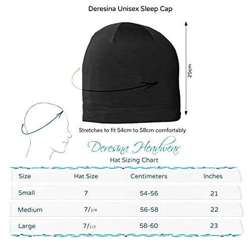Deresina Sleep Cap (Black)