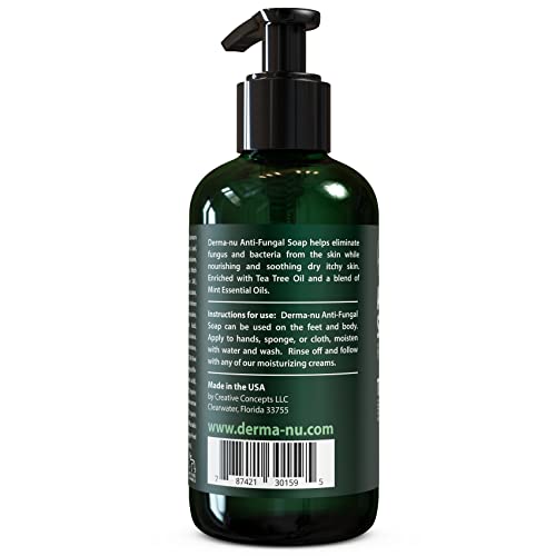 Antifungal Antibacterial Soap & Body Wash - Natural Anti-Fungal Treatment wit...