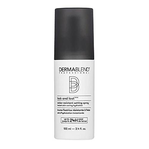 Dermablend Lock and Last Water-Resistant Setting Spray, Finishing Spray for M...