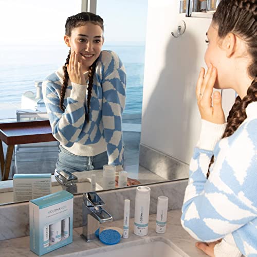 Dermakids 3-Step Anti-Acne Kit - Safe & Gentle Face Care Solutions for Kids &...