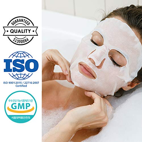 DERMAL 16 Combo Pack A Collagen Essence Full Face Facial Mask Sheet - Face Pa...