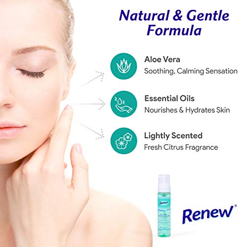 Renew Full Body Foaming Cleanser - 2 Pack, 8 Oz - Moisturizing Perineal Clean...