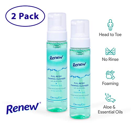 Renew Full Body Foaming Cleanser - 2 Pack, 8 Oz - Moisturizing Perineal Clean...