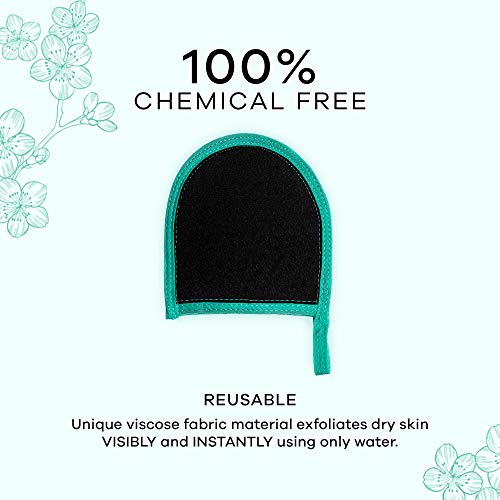 Dermasuri Deep Exfoliating Face Scrub and Body Scrub Mitt - Facial Scrub & Sk...