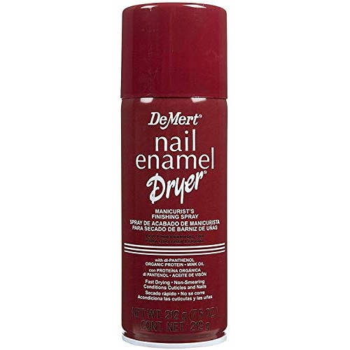 DeMert Nail Enamel Dry Spray 7.50 oz (Pack of 8)