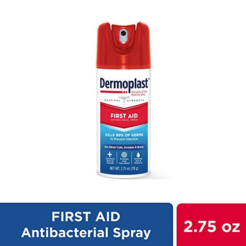 Dermoplast First Aid Spray, Analgesic & Antiseptic Spray for Minor Cuts, Scra...