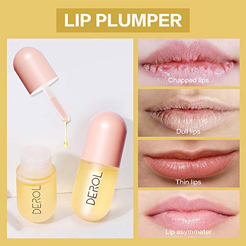DEROL Lip Plumper,Natural Lip Plumper,lip plumping lip gloss,lip plumper glos...
