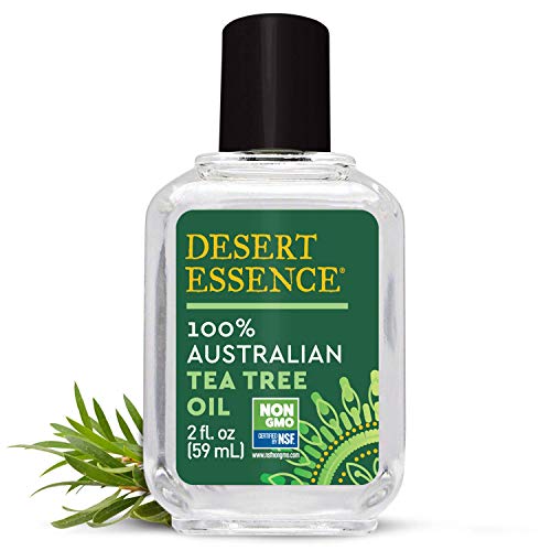 Desert Essence 100% Australian Tea Tree Oil - 2 Fl Oz - Therapeutic Grade Ess...