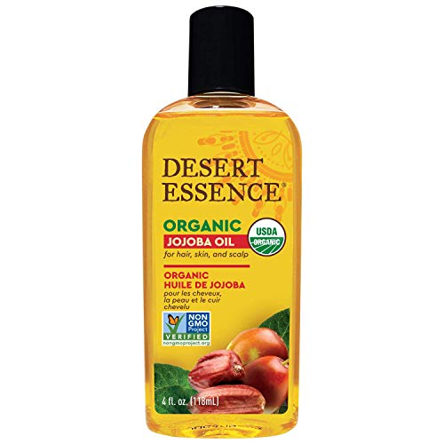 Desert Essence Jojoba Oil - 4 Fl Ounce - Moisturizer for Face, Skin, Hair - C...
