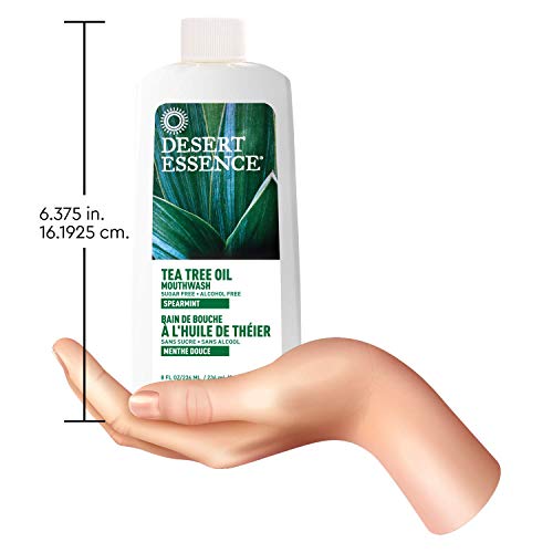 Desert Essence Refreshing Tea Tree Oil Mouthwash - 8 Fl Ounce - Essential Oil...