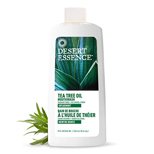 Desert Essence Refreshing Tea Tree Oil Mouthwash - 8 Fl Ounce - Essential Oil...