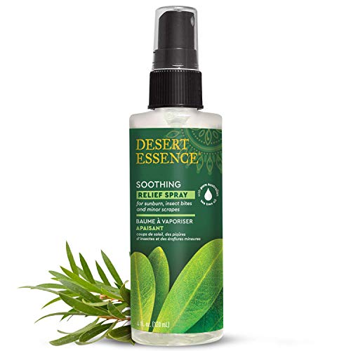 Desert Essence Relief Spray - 4 Fl Ounce - Pack of 2 - Eco-Harvest Tea Tree O...