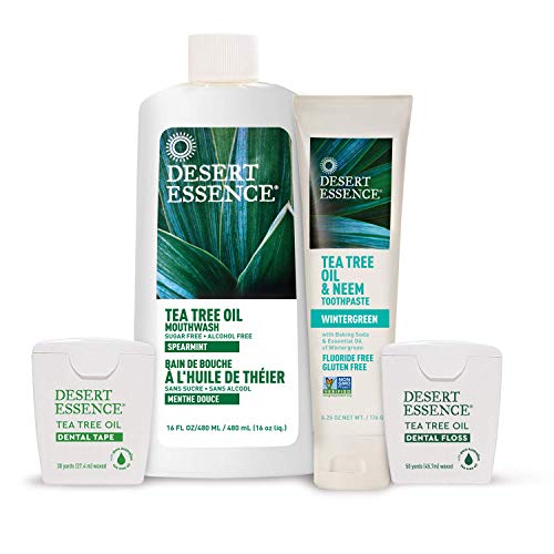Desert Essence Tea Tree Oil & Neem Toothpaste - 6.25 Ounce - Refreshing Rich ...