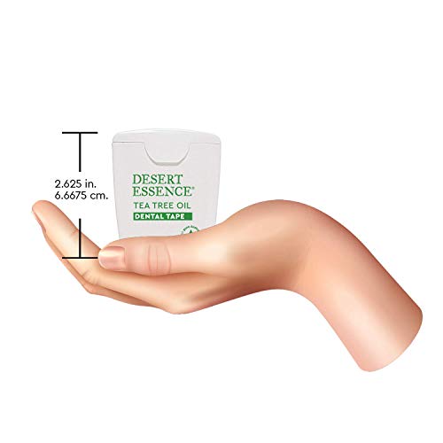 Desert Essence Tea Tree Oil Dental Tape - 30 Yards - Naturally Waxed w/Beeswa...
