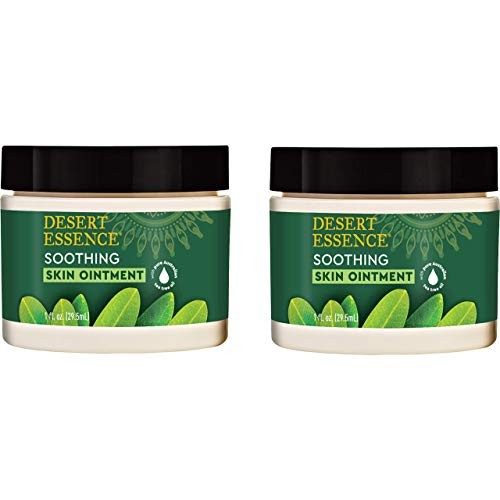 Desert Essence Tea Tree Oil Skin Ointment - 1 Fl Ounce - Pack of 2 - Jojoba &...