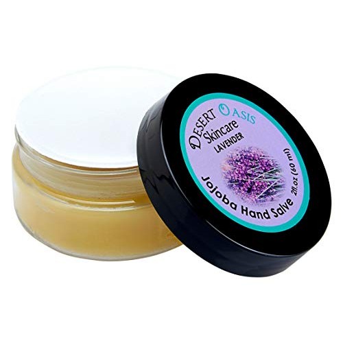 Jojoba Oil Lavender Hand Salve all natural, made from over 50% cold pressed a...