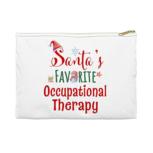 Santa's Favorite Occupational Therapy Pouch Bag for Women Gifts Girl Lady Cow...