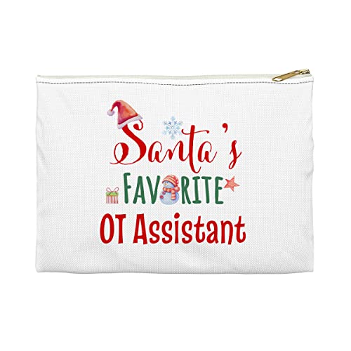 Santa's Favorite OT Assistant Pouch Bag for Women Gifts Girl Lady Occupationa...