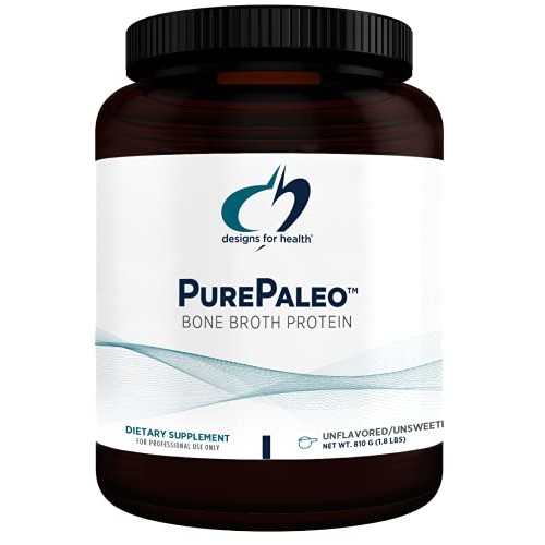 Designs for Health PurePaleo Collagen Protein Powder - 26g HydroBEEF Bone Bro...