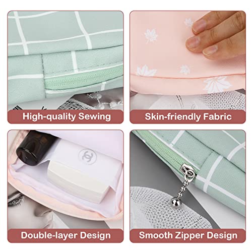 Desing Wish 2 Pack Sanitary Napkin Storage Bag, Menstrual Pad Tampon Zipper B...