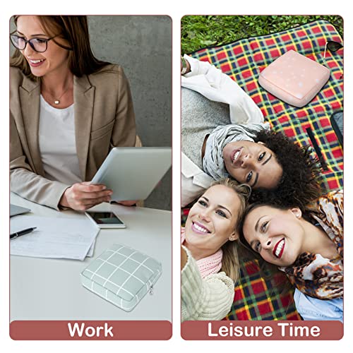 Desing Wish 2 Pack Sanitary Napkin Storage Bag, Menstrual Pad Tampon Zipper B...