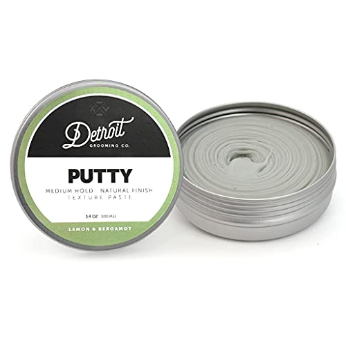 Detroit Grooming Co. Putty - Texture Paste - Lemon and Bergamot Scent, Medium...