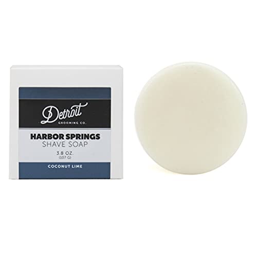 Detroit Grooming Co. Shave Soap - Harbor Springs - Coconut Lime Scent - All N...