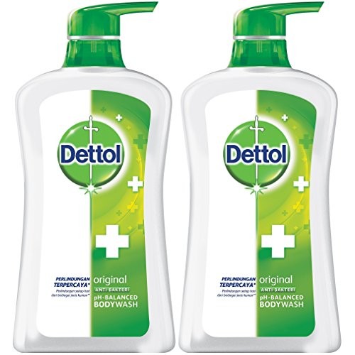 Dettol Anti Bacterial pH-Balanced Body Wash, Original, 21.1 Oz/625 Ml (Pack o...