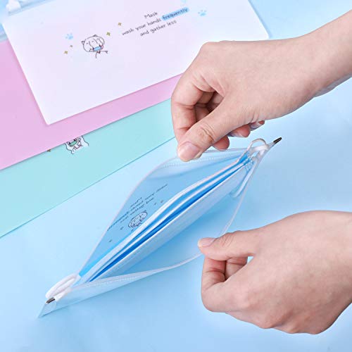 4PCS Face Cover Organizer Case Zipper Storage Bag Cosmetic Container Portable...