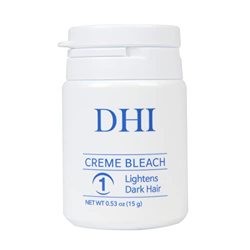 DHI Creme Bleach Mild Original Sensitive Formula Lightens Dark Hair Face & Bo...