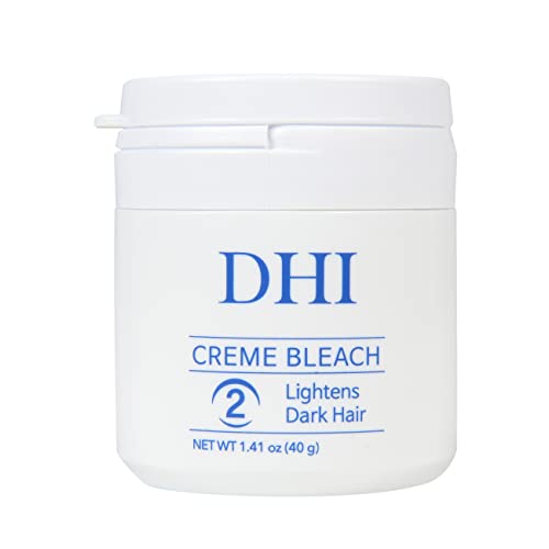 DHI Creme Bleach Mild Original Sensitive Formula Lightens Dark Hair Face & Bo...