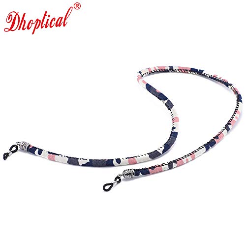2 pcs eyewear cord cotton material camouflage glasses chain reading glasses s...