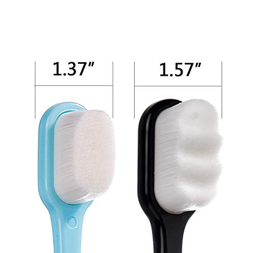 DI QIU REN Extra Soft Toothbrush for Sensitive Gums, Micro-Nano Manual Toothb...