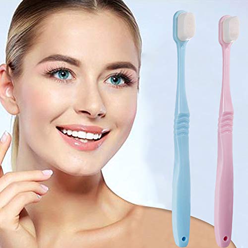 DI QIU REN Extra Soft Toothbrush for Sensitive Gums, Micro-Nano Manual Toothb...