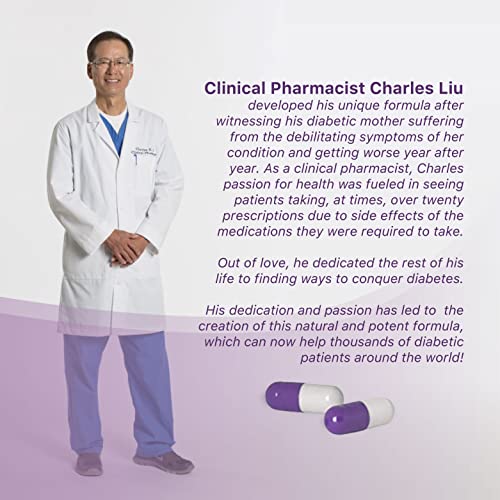 Diabetain Type 1 and 2 Diabetes Supplements - Premium Blood Sugar Control Opt...