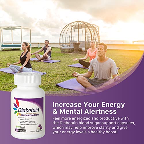 Diabetain Type 1 and 2 Diabetes Supplements - Premium Blood Sugar Control Opt...