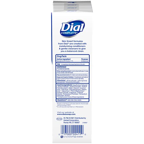 Dial Antibacterial Deodorant Soap, White, 4 Ounce (Pack of 8) Bars