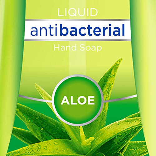 Dial Antibacterial Liquid Hand Soap, Aloe, 7.5 Fluid Ounces (Pack of 12)