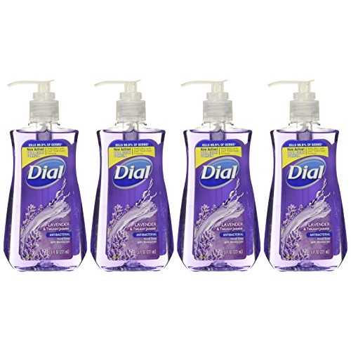 Dial Antibacterial Liquid Hand Soap, Lavender & Twilight & Jasmine, 7.5 Fluid...