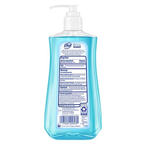 Dial Antibacterial Liquid Hand Soap, Spring Water, 11 Ounce (Pack of 4)