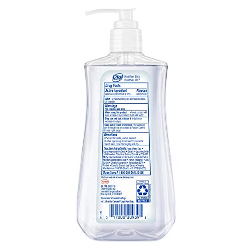 Dial Antibacterial Liquid Hand Soap, White Tea, 11 Ounce (Pack of 4)