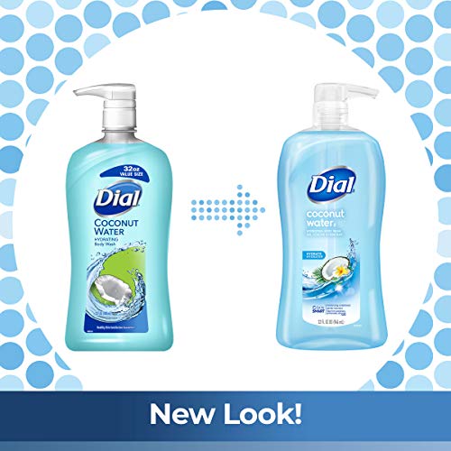 Dial Body Wash, Coconut Water, 32 Fluid Ounces