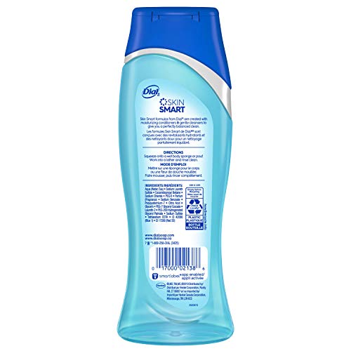 Dial Body Wash, Spring Water, 21 Ounce (Pack of 4)
