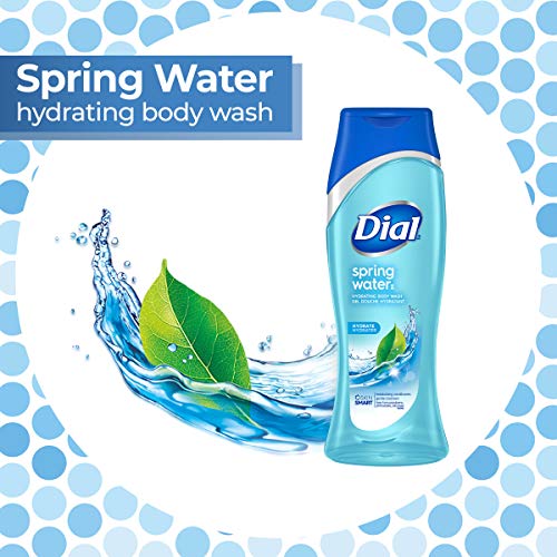 Dial Body Wash, Spring Water, 21 Ounce (Pack of 4)