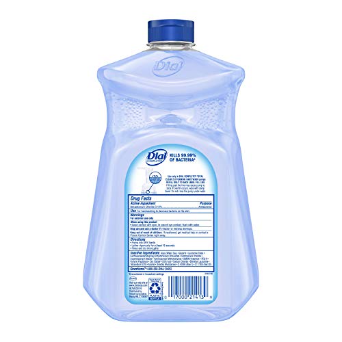 Dial Complete Antibacterial Foaming Hand Soap, Spring Water, 52 Fl Oz (Pack o...